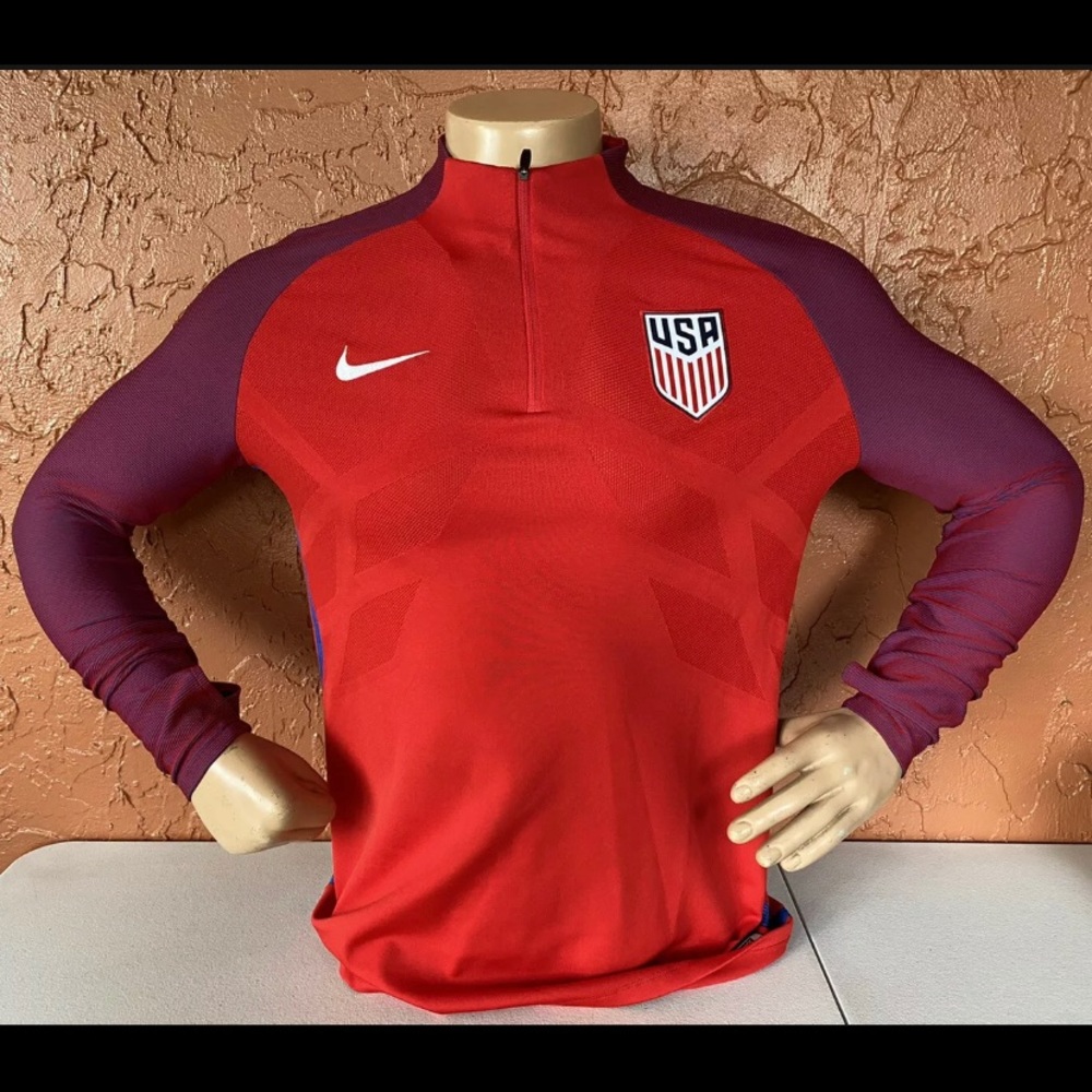 RARE Nike Aeroswift USA Authentic Soccer Men’s Long Sleeve Vapor Dry-fit: XL